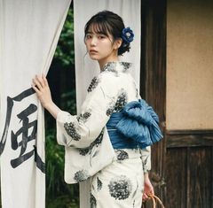 hinari utatane コラボ 浴衣 浴衣セット 紫陽花柄 - メルカリ