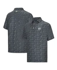 フットジョイ メンズ トップス ポロシャツ プリント FootJoy Mens Gray WM Phoenix Open ProDry All Over Print Polo Shirt Gray グのサムネイル