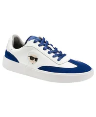 カール ラガーフェルド メンズ シューズ スニーカー レース ロゴ KARLAGERFELD PARIS Menside Logo LaceUp Sneakers WhiteBlue ホワイトのサムネイル