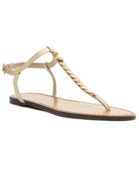 アレッツォ レディース シューズ サンダル Arezzo Womens Bristol Round Toe Flat Sandals Panacotaのサムネイル