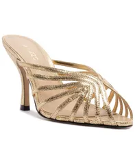 アレッツォ レディース シューズ サンダル Arezzo Womens Lucia High Stiletto Mule Sandals Ouroのサムネイル