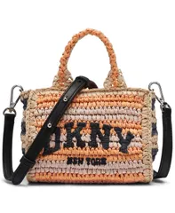 ダナ キャラン ニューヨーク レディース バッグ ミニ DKNY Hadlee Mini Woven Crossbody Bag Orange Sherbet Combo オレンジのサムネイル