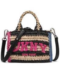 ダナ キャラン ニューヨーク レディース バッグ ミニ DKNY Hadlee Mini Woven Crossbody Bag Hot Pink Combo ピンクのサムネイル