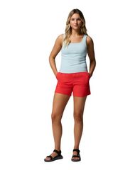 コロンビア レディース ボトムス ハーフパンツ・ショーツ ショートパンツ Columbia Womensandy River Lightweight Shorts Poppy Red レッド