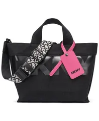 ダナ キャラン ニューヨーク レディース バッグ ロゴ DKNY Brady Medium Logo Crossbody Bag BlackHot Pink ブラックのサムネイル