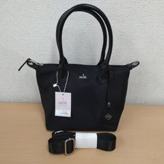 さ*だ様 [美品] JOYA ジョヤ ミニトートバッグ 舟形 レザー ブラック