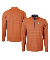 カッターアンドバック メンズ アウター パーカー・スウェット Cutter Buck Mens OrangeNavy Detroitigers Virtueco Pique Micro Stripeのサムネイル