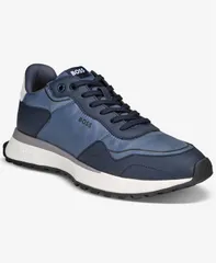 ヒューゴボス メンズ シューズ スニーカー BOSS by Hugo Boss Mens Jonah Run Sneaker BlueNavy ネイビーのサムネイル