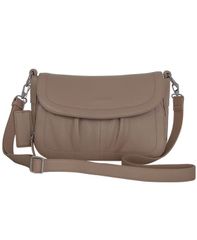 만시니 여성 가방 미니 Mancini Charlotte Mini Organizer Crossbody Bag Champagne 샴페인