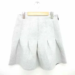 アーバンリサーチ サニーレーベル URBAN RESEARCH Sonny Label スカート フレア ミニ 綿 コットン 無地 シンプル 36 グレー /TT42のサムネイル