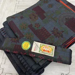 大島紬 着物 正絹 5着 着物まとめ売り リメイク材料 s-873のサムネイル