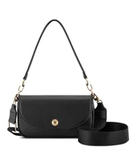 ナインウェスト レディース バッグ Nine West Womens Rigina Flap Shoulder Crossbody Bag Black ブラックのサムネイル