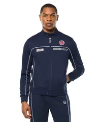 セルジオタッキーニ メンズ アウター ジャケット・ブルゾン Sergio Tacchini Mens Macchina Track Jacket Maritime blue ブルーのサムネイル