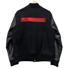 SUPREME シュプリーム Motion Logo Varsiry Jacket モーション ロゴ 刺繍 スタジャン ブラック サイズ M 正規品 / 55063のサムネイル