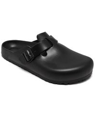 빌켄슈톡 남성 신발 샌들 Birkenstock Mens Boston Essentials EVA Clogs from Finish Line Black 블랙