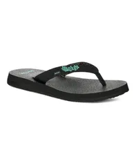 サヌーク レディース シューズ サンダル Sanuk Womens Yoga Paradise II Sandals Black paradise palms ブラックのサムネイル