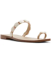 アルド レディース シューズ スリッポン・ローファー サンダル ALDO Womens Crystiana SlipOn Flat Sandalsand Shell Multi サンドのサムネイル