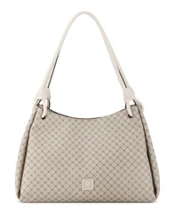 ナインウェスト レディース バッグ Nine West Womens Dorsey Triple Compartment Shoulder Bag Mushroom Logo Milkのサムネイル