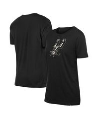 뉴엘라 여성 탑스 티셔츠 New Era Womens Black Santonio Spurs Glam Game Flower TShirt Black 블랙
