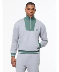 セルジオタッキーニ メンズ アウター ニット・セーター ハーフジップ Sergio Tacchini Mens Netto Quarter Zip Sleetのサムネイル