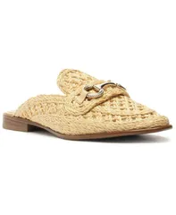 アレッツォ レディース シューズ サンダル Arezzo Womens Laila Round Toe Mules Naturalのサムネイル