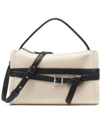 ダナ キャラン ニューヨーク レディース バッグ DKNY Bridie SilverTone Hardware Small Crossbody Bag NaturalBlack ブラックのサムネイル