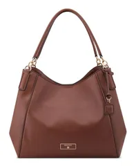 ナインウェスト レディース バッグ Nine West Deacon Triple Compartment Large Shoulder Bag Chestnutのサムネイル