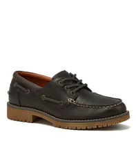 ランズエンド レディース シューズ パンプス レース レザー Lands End Womenseaport Leather Lace Up Boat Shoespressoのサムネイル