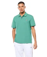 セルジオタッキーニ メンズ トップス ポロシャツ Sergio Tacchini Mens Eredita Polo Bottle green グリーンのサムネイル