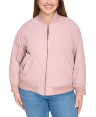 リーバイス レディース アウター ジャケット・ブルゾン Levis Womens Lightweight Bomber Jacket Dusty Roseのサムネイル