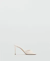 マンゴ レディース シューズ サンダル ヒール MANGO Womenstiletto Heel Sandals White ホワイトのサムネイル
