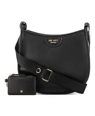 ナインウェスト レディース バッグ Nine West Womens Calliope Crossbody Bag with Card Case Black ブラックのサムネイル