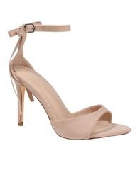 버니스 여성 신발 샌들 발목 힐 BERNESS Womens Fiankle Strap Heeled Sandal Beige 베이지