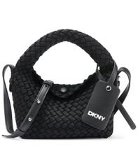 다나 캐런 뉴욕 여성 가방 DKNY Giselle Magnet Closure Crossbody Bag Blacksilver 블랙