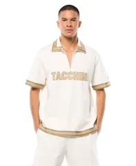 セルジオタッキーニ メンズ トップス ポロシャツ Sergio Tacchini Mens Tito Short Sleeve Polo Shirt Gardeniaのサムネイル