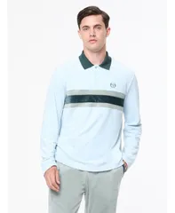セルジオタッキーニ メンズ トップス ポロシャツ Sergio Tacchini Mens Banda Velour Polo Shirt Baby blue ブルーのサムネイル