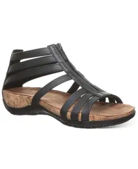 ベアパウ レディース シューズ サンダル BEARPAWomens Layla II Strappy Sandals Black ブラックのサムネイル
