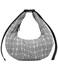 ハンター メンズ バッグ ギャザー Hunter Mens Lune Ruched Crossbody Bag BlackGray ブラックのサムネイル