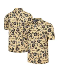 レインスプーナー メンズ トップス ポロシャツ Reyn Spooner Mens Gold New Orleansaints Pua Performance Polo Shirt Gold ゴールドのサムネイル