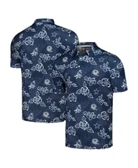 レインスプーナー メンズ トップス ポロシャツ Reyn Spooner Mens Navy Dallas Cowboys Throwback Pua Performance Polo Shirt Nのサムネイル