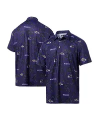 レインスプーナー メンズ トップス ポロシャツ Reyn Spooner Mens Purple Baltimore Ravens Pua Performance Polo Shirt Purpleのサムネイル