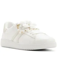 アルド レディース シューズ スニーカー ALDO Womens Chic Low Top Athletic Sneakers White Smooth Combo ホワイトのサムネイル