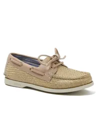 ランズエンド レディース シューズ パンプス Lands End Womenseaport Woven Boat Shoes Warm almondtan タンのサムネイル
