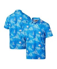 レインスプーナー メンズ トップス ポロシャツ Reyn Spooner Mens Light Blue Houston Oilers Throwback Pua Performance Polo Sのサムネイル