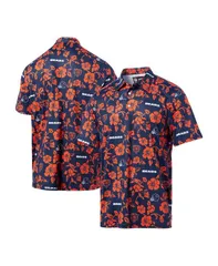 レインスプーナー メンズ トップス ポロシャツ Reyn Spooner Mens Navy Chicago Bears Pua Performance Polo Shirt Navy ネイビーのサムネイル