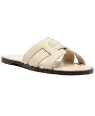 アレッツォ レディース シューズ サンダル Arezzo Womens Hanna Round Toe Flat Sandals Panacotaのサムネイル