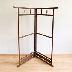 衣桁　パーテーション　古道具　古家具　和家具　ビンテージ　アンティーク 衣桁 衣紋かけ パーテーション 和家具 アンティーク 2A127 - メルカリ