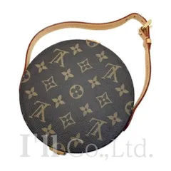 Louis Vuitton　ルイ・ヴィトン　ハンドミラー　モノグラム　GI0264　ブランドバッグ　ブランド小物　ハンドバッグ　アクセサリーポーチ　ミニポーチ　ラウンド　丸型　鏡【中古】【87188】のサムネイル