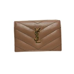 Saint Laurent YSL 三つ折り財布 キルティング - メルカリ