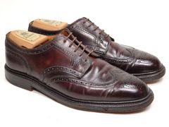 テ*ム様 Alden ボルドー 8E Uチップ モカ縫い コードバン ハワイ購入